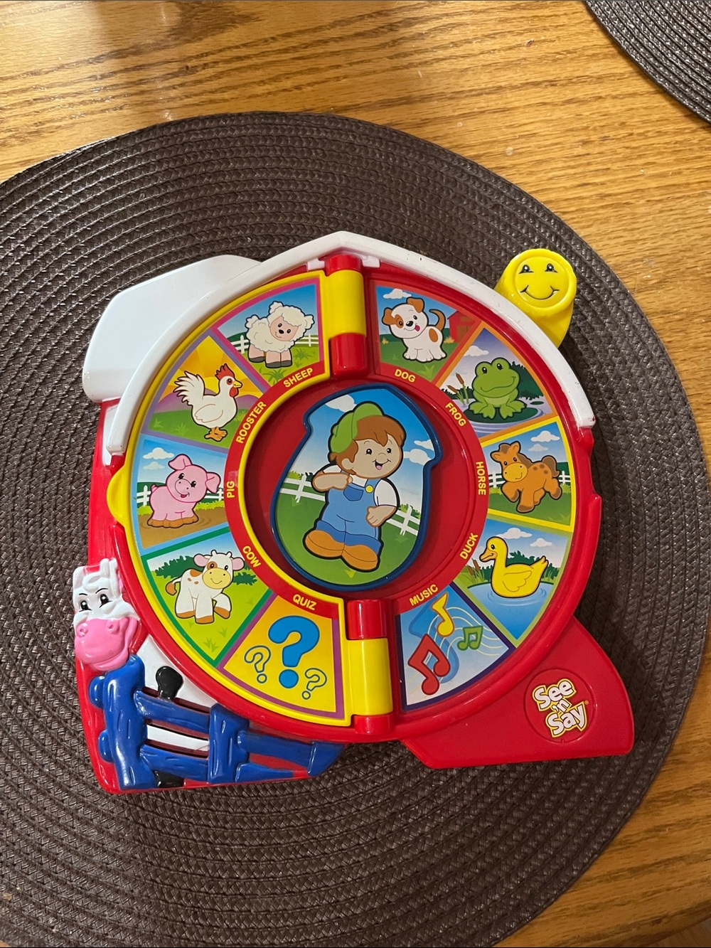 See n Say Kids Farm Animal Sound Quiz Toy - Red